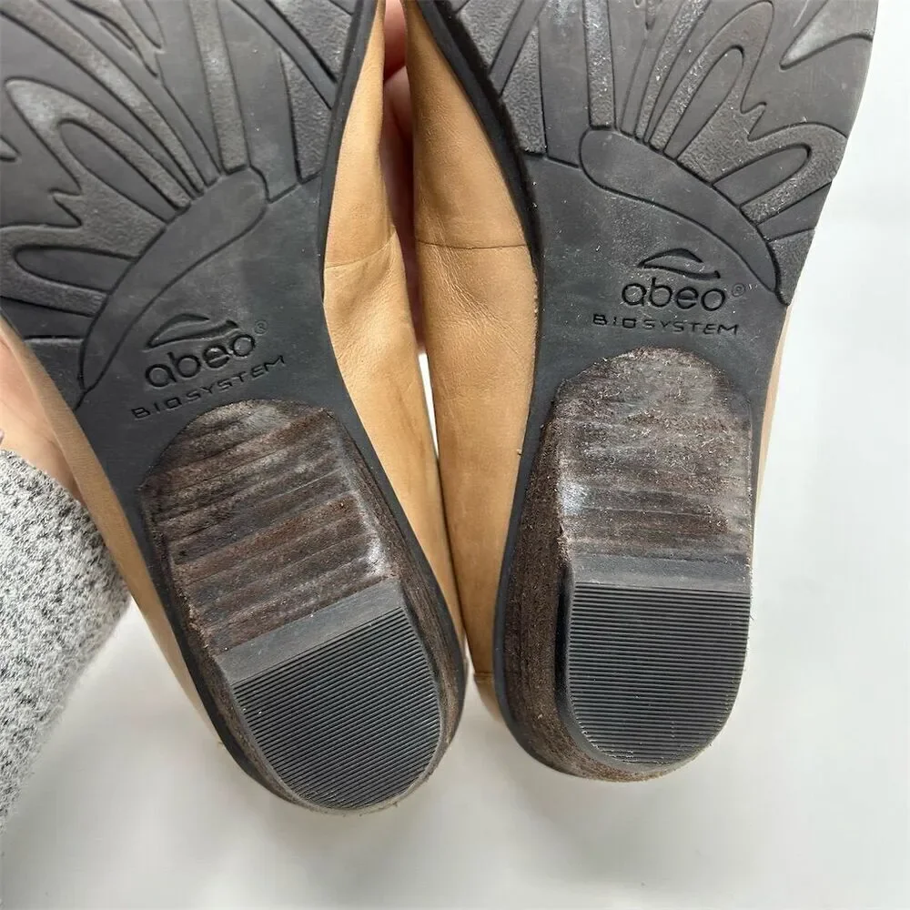 Abeo Bio Nellie Women's Orthopedic Casual Slip On Wedges Size 10 Neutral